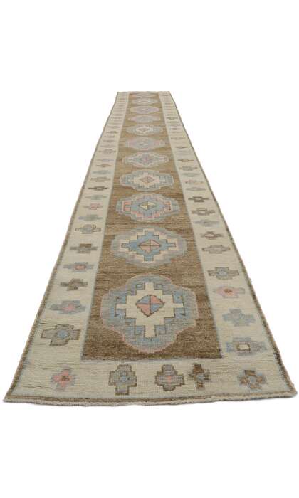 3 x 20 Extra Long Oushak Rug Runner 53587