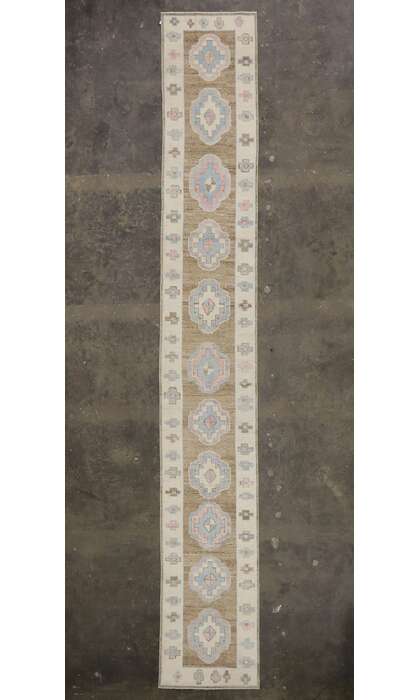 3 x 20 Extra Long Oushak Rug Runner 53587