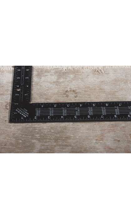 3 x 5 Neutral Vintage Persian Kashan Rug 78576