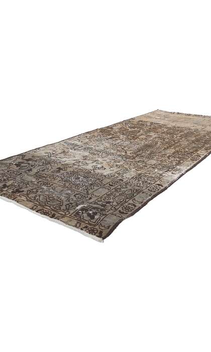 3 x 7 Faded Antique Persian Bakhtiari Rug 78603