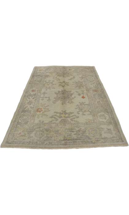 4 x 6 Modern Oushak Rug 53609
