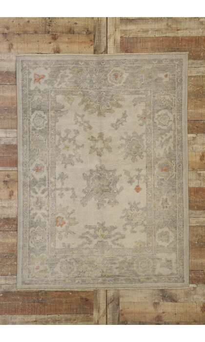 4 x 6 Modern Oushak Rug 53609