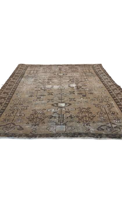 4 x 6 Antique Persian Modern Rustic Rug 78572