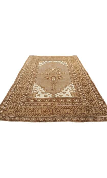 4 x 7 Vintage Turkish Oushak Rug 52958