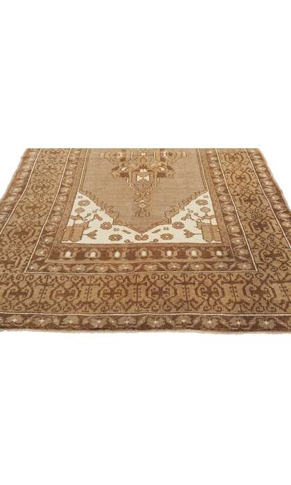 4 x 7 Vintage Turkish Oushak Rug 52958