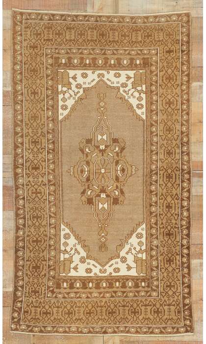 4 x 7 Vintage Turkish Oushak Rug 52958