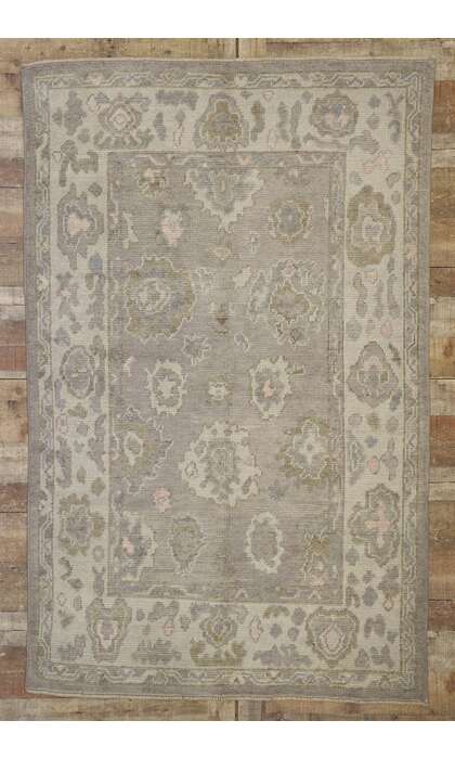 4 x 7 Modern Oushak Rug 53597