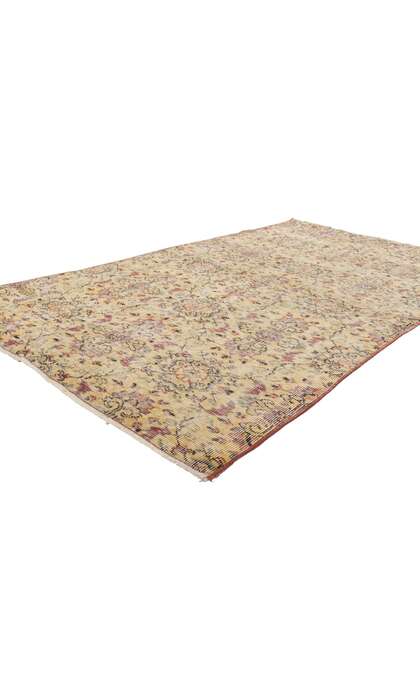 4 x 7 Vintage Turkish Sivas Rug 52590