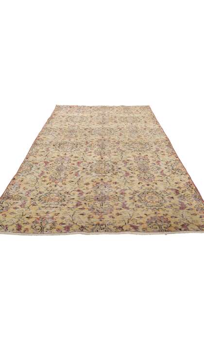 4 x 7 Vintage Turkish Sivas Rug 52590
