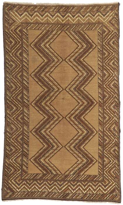4 x 8 Vintage Persian Semnan Rug 75143