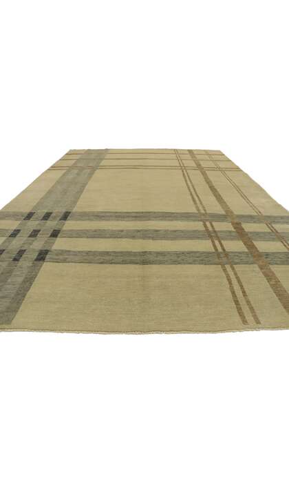 9 x 12 Neutral Plaid Tartan Rug 53198