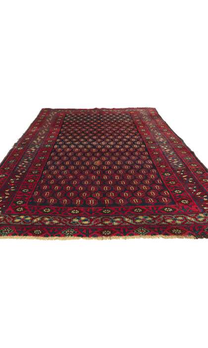 5 x 8 Antique Persian Kurdish Rug 72885