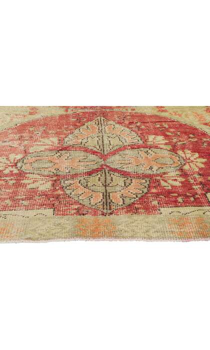 5 x 7 Vintage Turkish Oushak Rug 53150