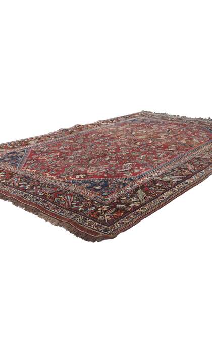 5 x 7 Antique Persian Shiraz Rug 78566