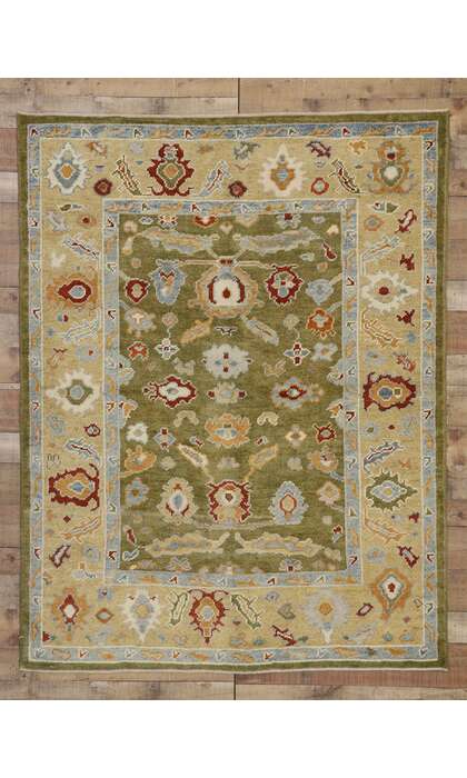 5 x 7 Earthy Modern Oushak Rug 52365
