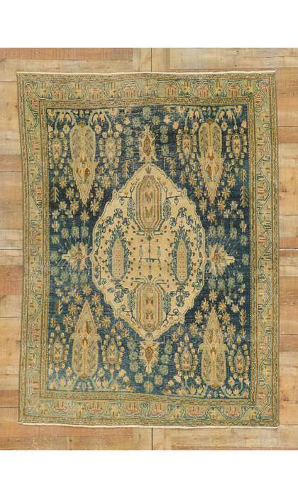 5 x 7 Vintage Persian Afshar Rug 53046