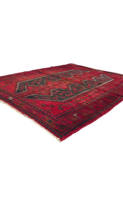 5 x 7 Vintage Persian Hamadan Rug 72109