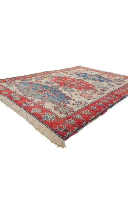 5 x 7 Vintage Turkish Oushak Rug 71996