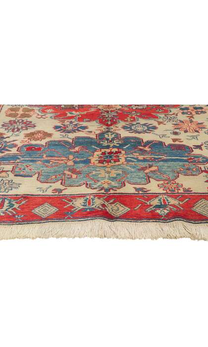 5 x 7 Vintage Turkish Oushak Rug 71996
