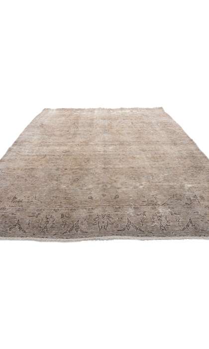 5 x 8 Faded Vintage Persian Tabriz Rug 78598