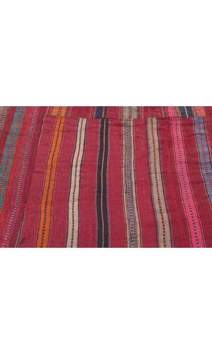 5 x 8 Rustic Striped Kilim Area Rug 60812