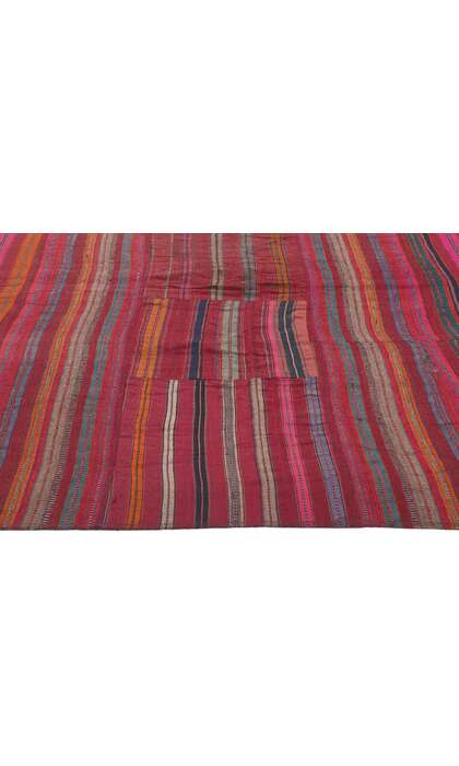 5 x 8 Rustic Striped Kilim Area Rug 60812