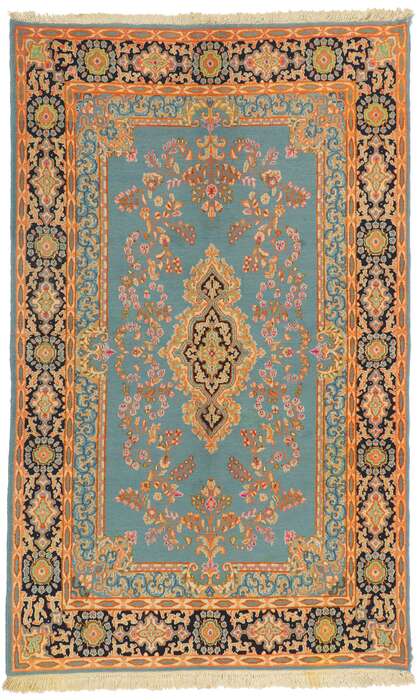 5 x 8 Vintage Persian Kerman Rug 77514