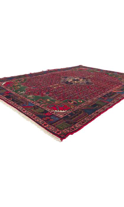 5 x 8 Vintage Persian Hamadan Rug 76126