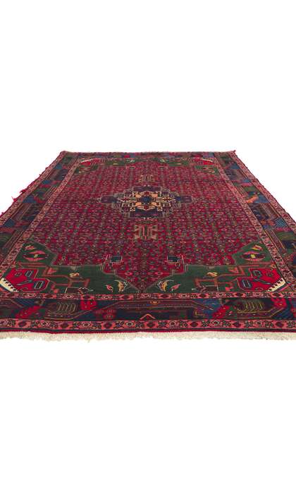 5 x 8 Vintage Persian Hamadan Rug 76126