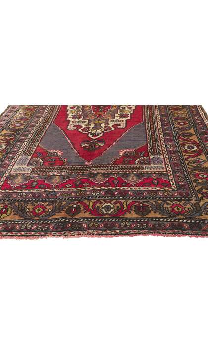 5 x 9 Vintage Turkish Oushak Rug 72690