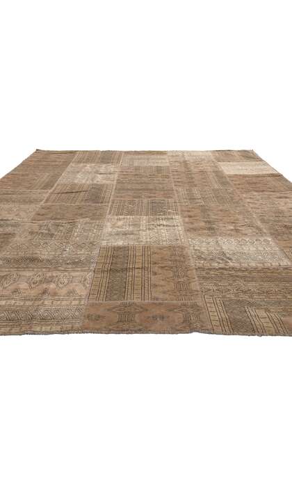 7 x 10 Vintage Persian Patchwork Rug 78587