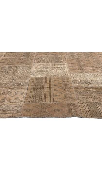 7 x 10 Vintage Persian Patchwork Rug 78587