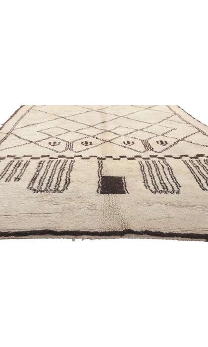 7 x 14 Neutral Vintage Moroccan Rug 20344