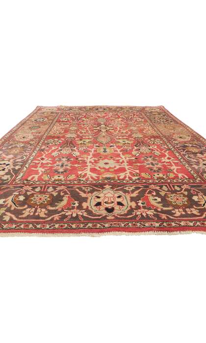 8 x 10 Vintage Indian Mahal Rug 76882