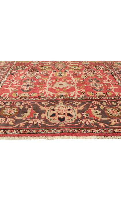 8 x 10 Vintage Indian Mahal Rug 76882