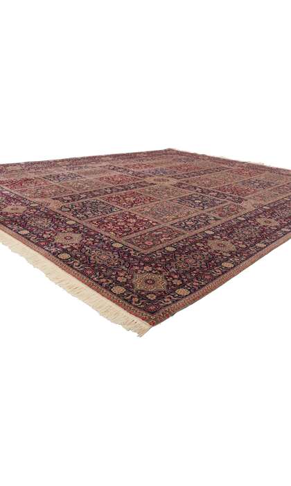 8 x 10 Vintage Pakistan Chaharbagh Rug 76846