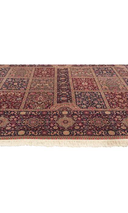 8 x 10 Vintage Pakistan Chaharbagh Rug 76846