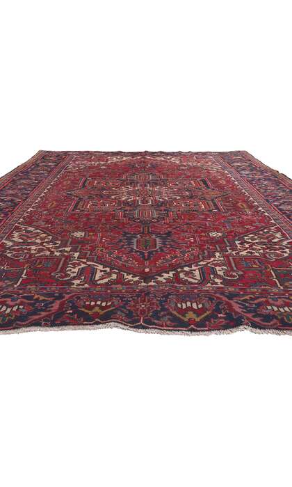 8 x 10 Vintage Persian Heriz Rug 78157