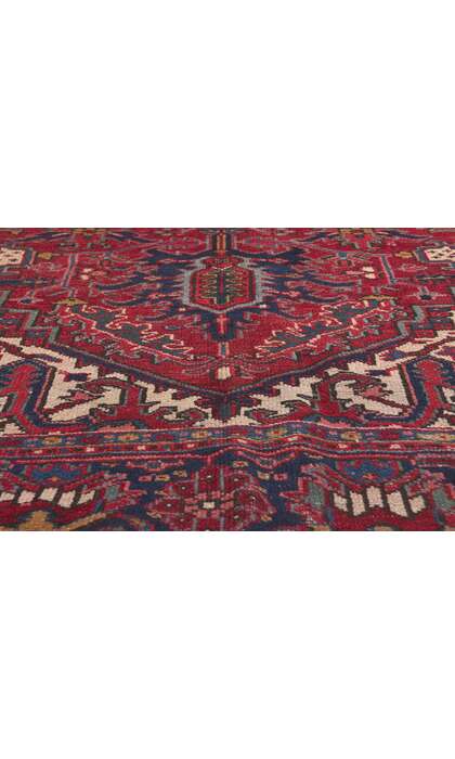 8 x 10 Vintage Persian Heriz Rug 78157