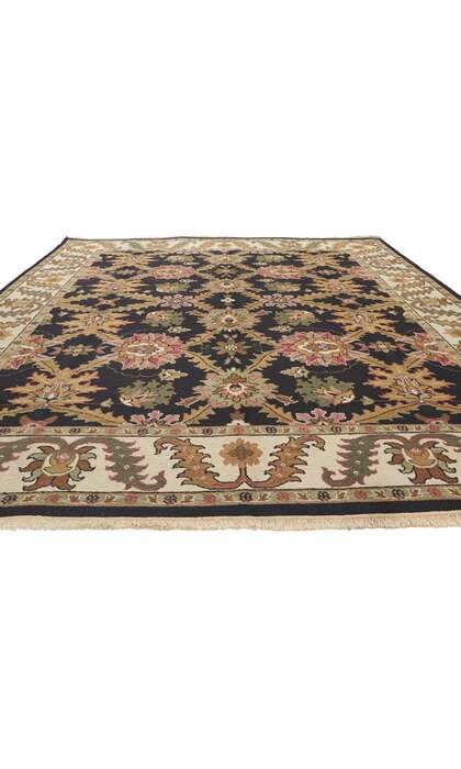 8 x 10 Vintage Indian Rug 74739