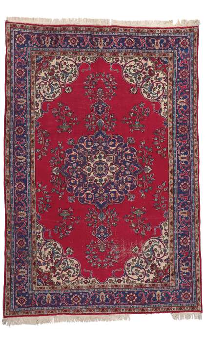 8 x 11 Vintage Turkish Sparta Rug 78140