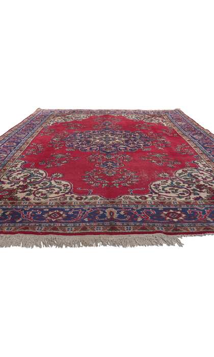 8 x 11 Vintage Turkish Sparta Rug 78140