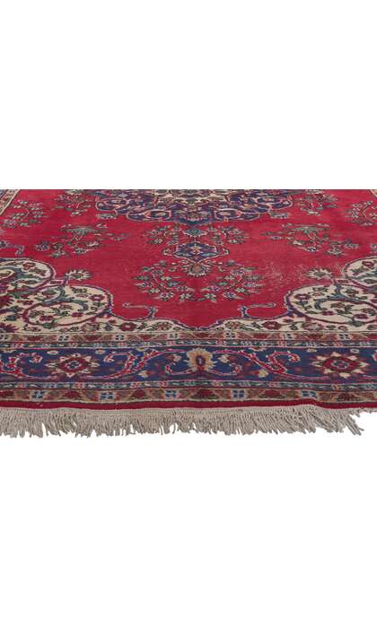 8 x 11 Vintage Turkish Sparta Rug 78140