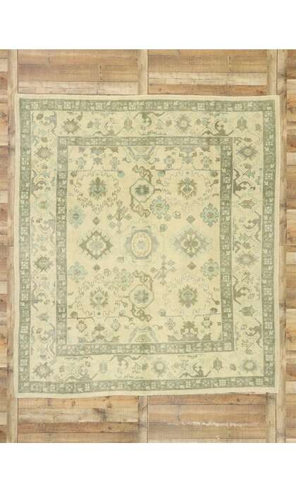 8 x 9 Modern Oushak Rug 52923