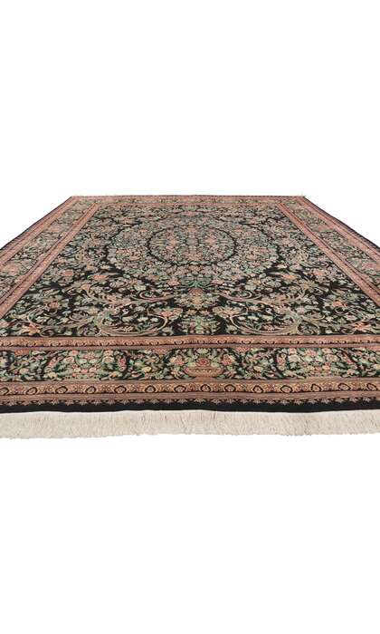 9 x 12 Vintage Aubusson Garden Rug 76773