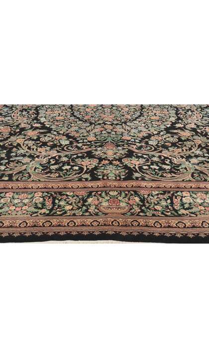 9 x 12 Vintage Aubusson Garden Rug 76773