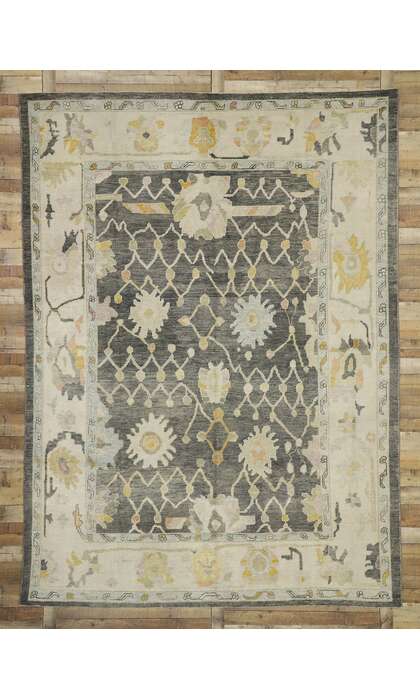 9 x 12 Modern Oushak Rug 52643
