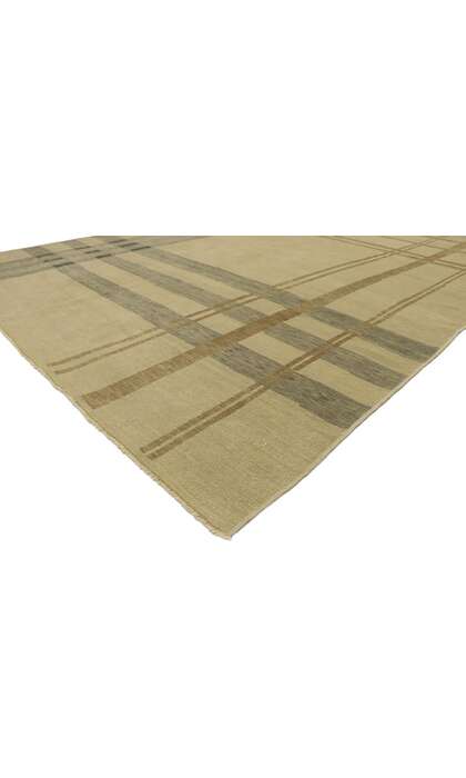 9 x 12 Neutral Plaid Tartan Rug 53198