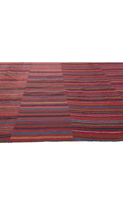9 x 12 Rustic Striped Kilim Rug 60643