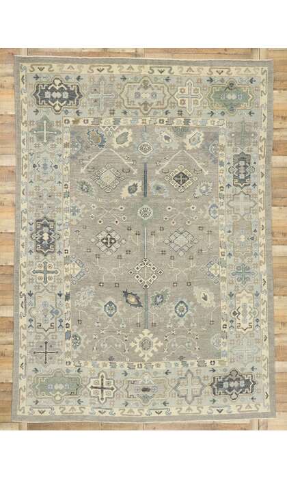 9 x 13 Modern Oushak Rug 52922